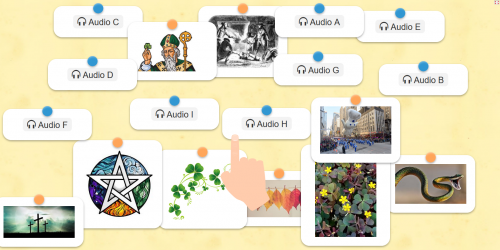 Capture d'écran - Learning Apps - Vocab activity - séquence : Irish inspiration-Ac Poitiers