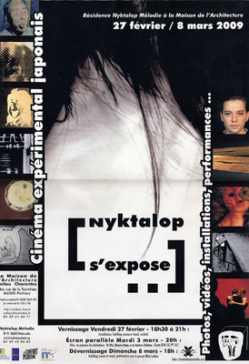 Affiche Nyktalop expose à la maison de l'architecture