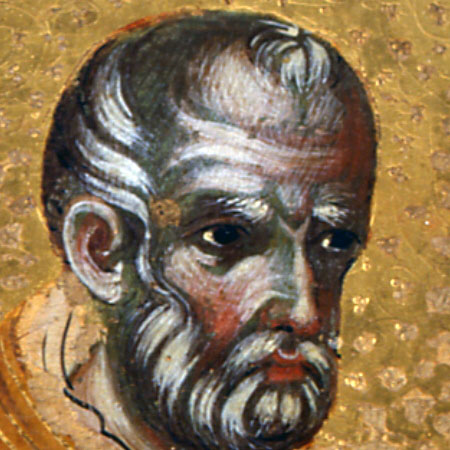 Paolo vénéziano, Saint Nicolas de Bari, détail.