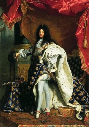 Hyacinthe Rigaud, Louis XIV roi de France, 1701