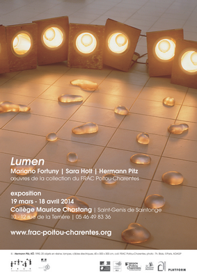 Affiche de l'exposition Lumen