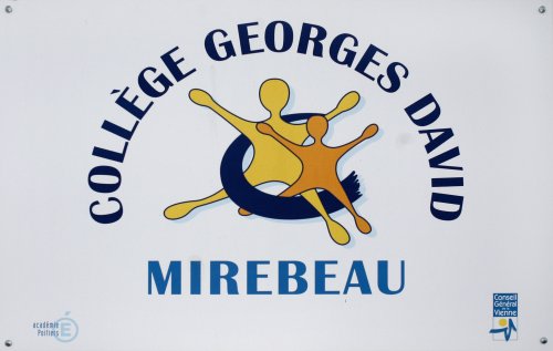 Logo du collège Georges David de Mirebeau