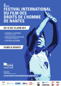 Affiche Festival International du Film Documentaire des Droits de l'Homme à Nantes 