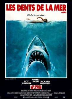 Affiche du film " les dents de la mer"