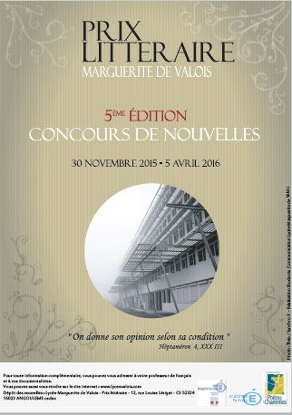 affiche du prix litteraire "Marguerite de Valois"