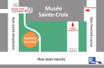 Musée Sainte-Croix, plan d'accès