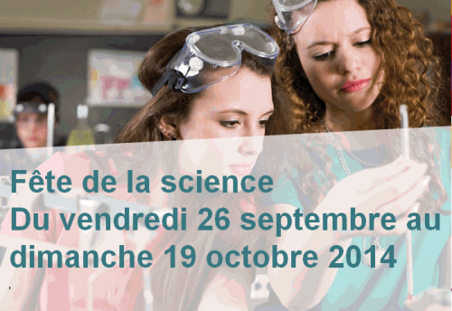 Affiche Fête de la science 2014 Affiche Fête de la science 2014