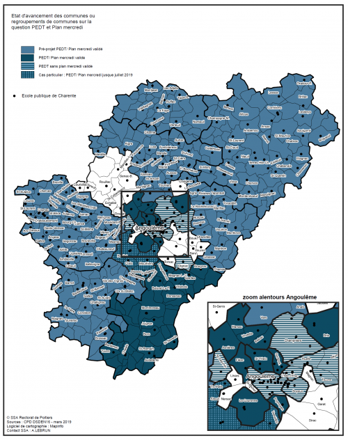 Carte PEdT - Février 2019 Carte PEdT - Février 2019