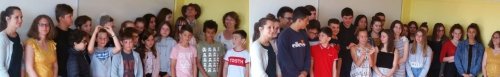 Les élèves du collège Camille Claudel de Civray vainqueur du défi 2019