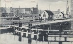  Première écluse du canal de Lachine, Montréal, QC, vers 1910