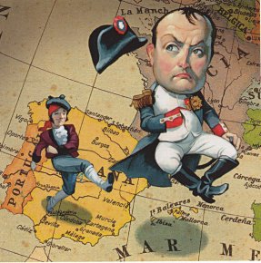 Caricature de Napoléon