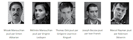 Les personnages de l