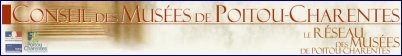 Bannière du site du Conseil des musées de Poitou Charentes