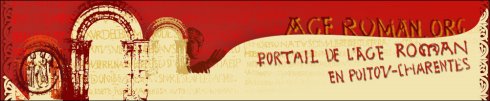 Bannière du site portail sur l"Age roman en Poitou Charentes
