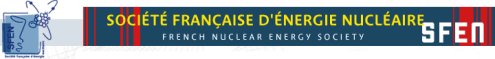 Bannière et logo du site de la société française de l'énergie nucléaire