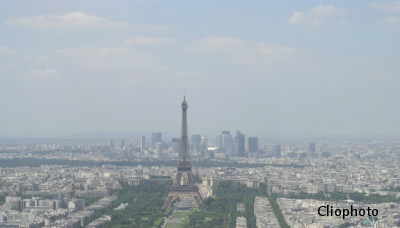 Paris, vue aérienne - CLiophoto