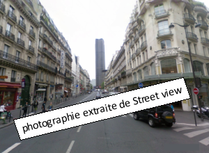 Rue de Rennes par Street view