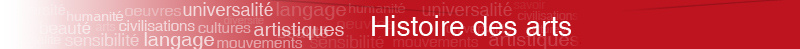 Accueil : Histoire des arts