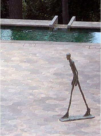"L'Homme qui marche" de Giacometti
