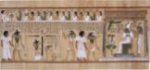 La pesée de l'âme - Papyrus d'Hunnerfer, 1340 av. J-C. British Muséum.
