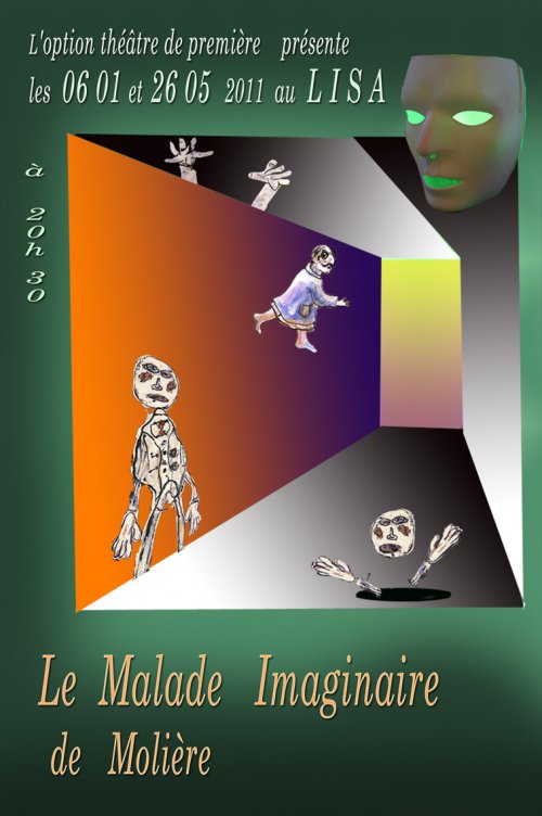 Affiche "Le Malade imaginaire" LISA 2011