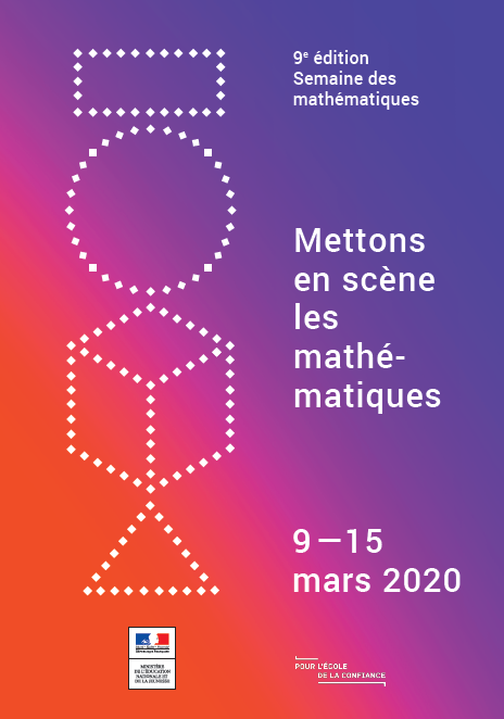 Affiche de la semaine des mathématiques 2020
