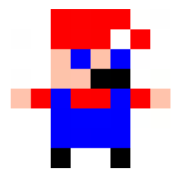 Mario Pixel Art