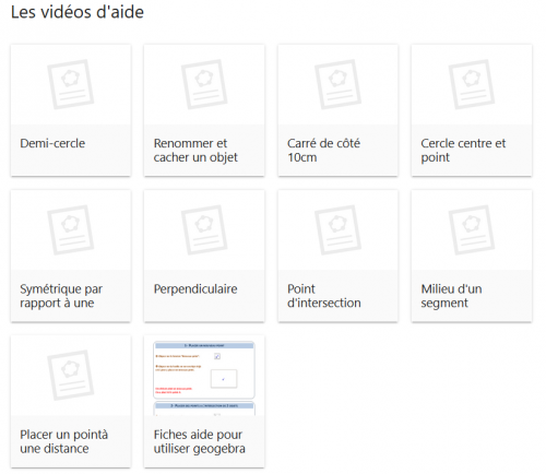 Des vidéos d'aide Des vidéos d'aide