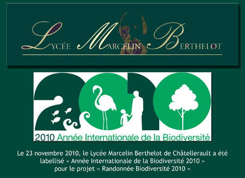 Label Année Internationnale de la Biodiversité 2010