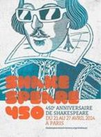 Affiche 450ème anniversaire de la naissance de Shakespeare