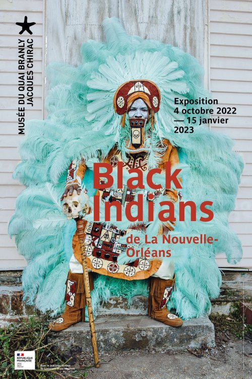 Affiche de l'exposition "Black Indians de la Nouvelle-Orléans"