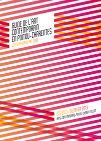 Couverture "Guide de l'art contemporain en Poitou-Charentes été 2013"