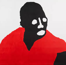Gérard Quénum, Pourquoi moi ?, 2015, Acrylique sur toile, 120 × 120