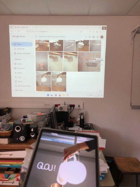 Photo sonore, tablette et drive de classe Photo sonore, tablette et drive de classe