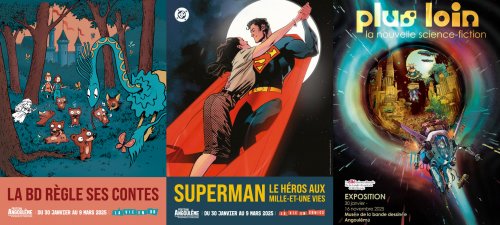 CIBDI, affiches des nouvelles expositions, janvier 2025