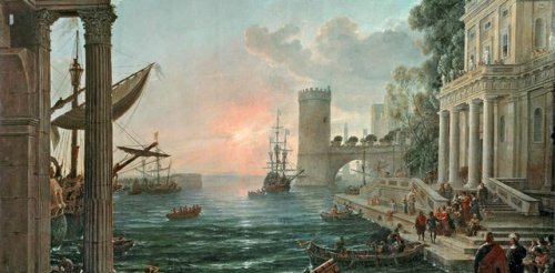 L'embarquement de la Reine de Saba, Claude Lorrain, 1648