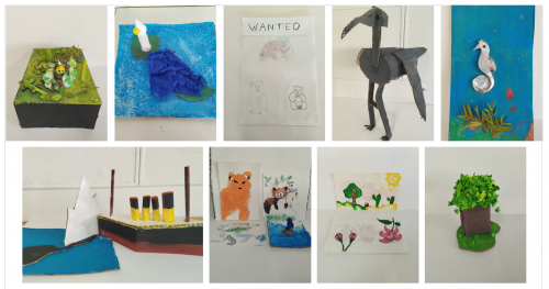 Photos des réalisations des élèves