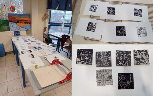 Atelier de remédiation par les Arts, Collège Léopold Dussaigne, Jonzac