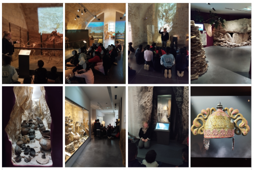 Visite de la section archéologique du musée d'Angoulême