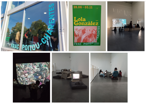 Visite de l'exposition Efxaristo Poli de Lola Gonzàles au Frac Poitou-Charentes