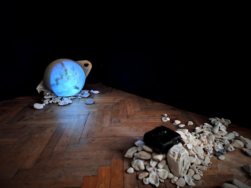 Paulius Šliaupa, Sysiphus, installation vidéo, 2024