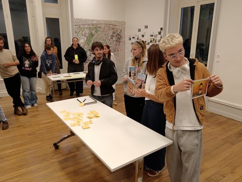 Les étudiant·es de la CPES-CAAP lors de l'atelier