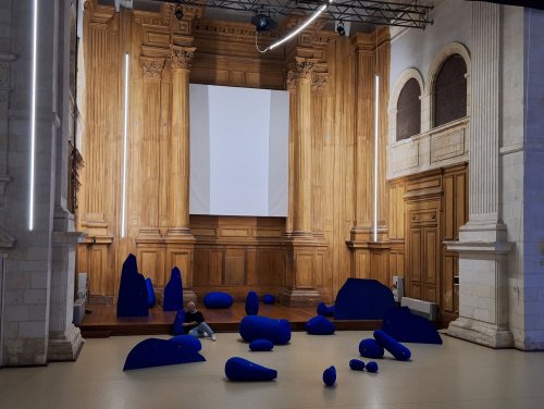 Alix Boillot, Scénographie potentielle, performance avec Julien Lacroix, CCN Mille Plateaux, La Rochelle, 2024