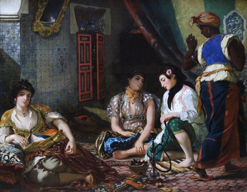 Eugène Delacroix, Femmes d'Alger dans leur appartement, 1833, Musée du Louvre, Paris