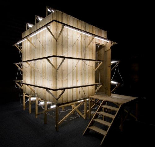 Pierre Malphettes, Light Cube House, collection FRAC Poitou-Charentes, ©ADAGP