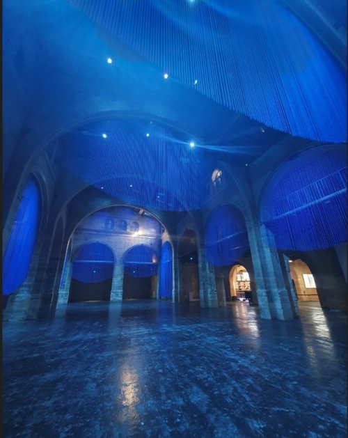 Photographie de l'installation au CAPC