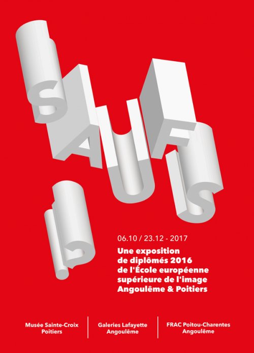 Visuelde l'exposition du 6 octobre au 23 décembre 2017 FRAC Poitou-Charentes, site d'Angoulême