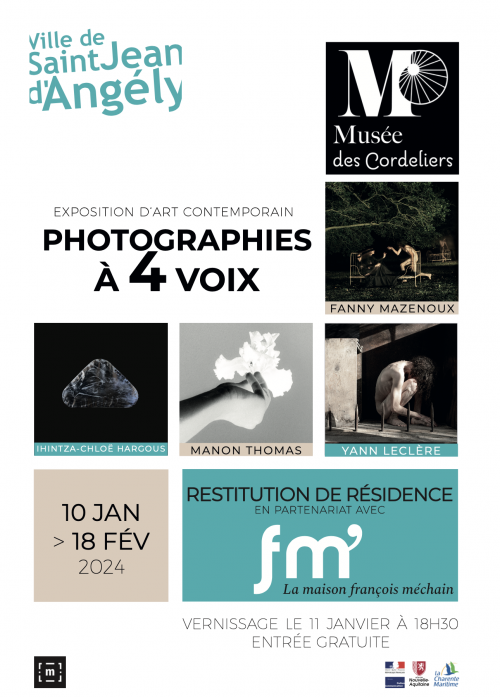 Visuel expo Photographies à 4 voix, musée des cordelier La Maison Francois Méchain