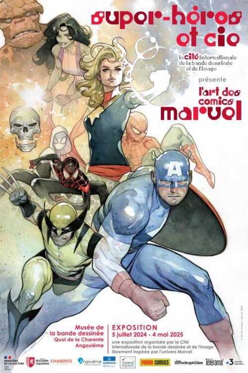 Visuel exposition Marvel