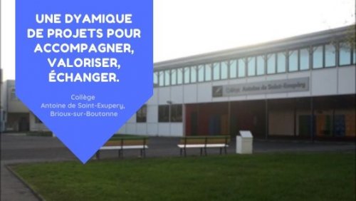 Une dynamique de projets pour accompagner, valoriser, échanger au collège Antoine de Saint-Exupery à Brioux-sur-Boutonne.